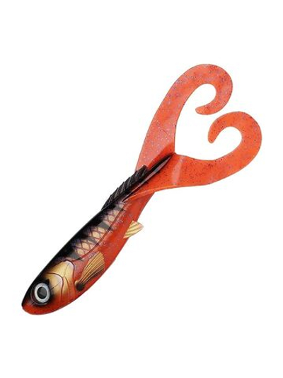 Приманка мягкая твистер Abu Garcia Beast Twin Tail, 210 мм, 4 шт, Red Tiger