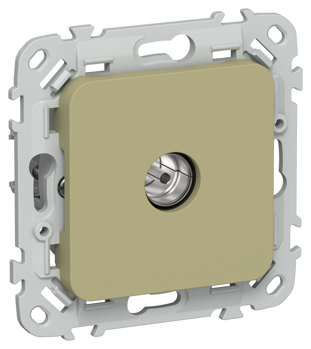 FLITE Розетка TV экранированная проходная тип M РТВм-1-1-2-ФлО оливковый IEK