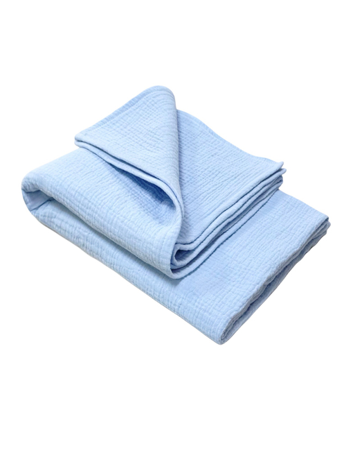 Муслиновый плед Blue