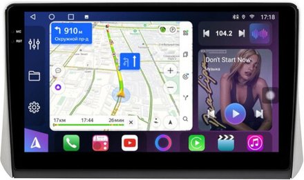 Магнитола для Mitsubishi Xpander, Xpander Cross - FarCar 7863-10 монитор 10.36" QLED на Android 14, TS18, CarPlay, 4G SIM-слот