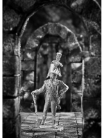 Оловянный солдатик Тамбур мажор испанского гренадерского полка 1806 год