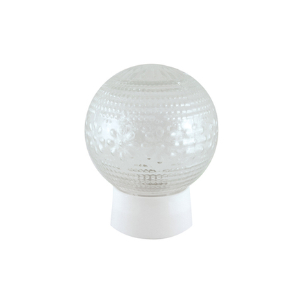 Светильник Tdm Electric Цветочек, шар, прямое основание, стекло, белый