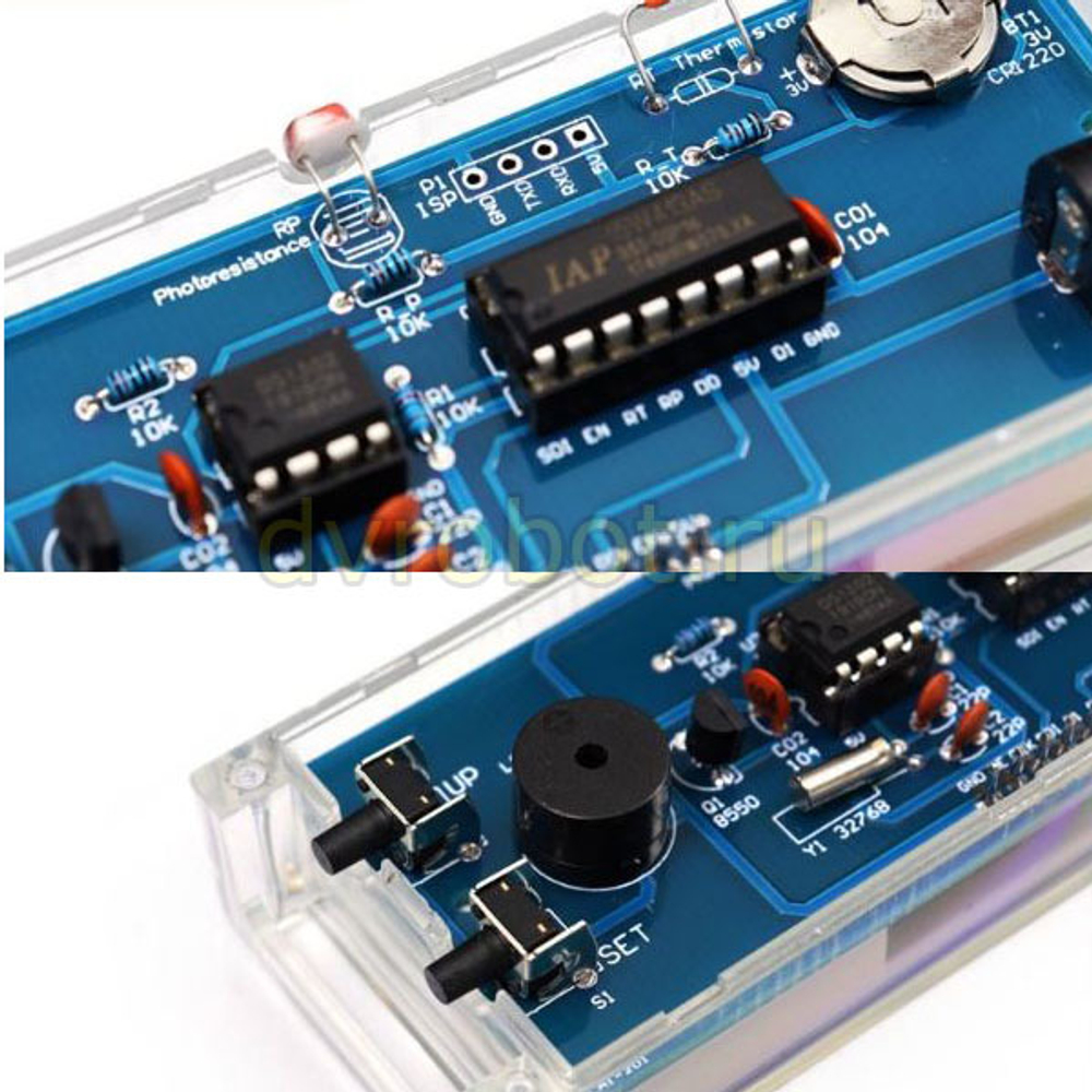 Набор DIY / LED часы - RGB