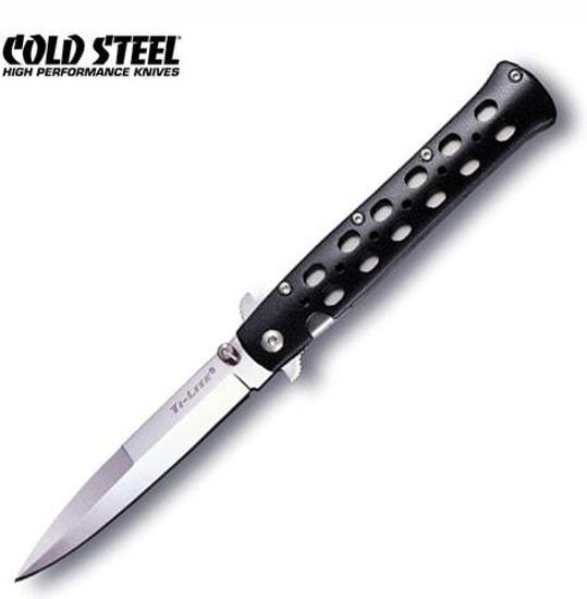 Складной нож Cold Steel "TI-LITE 4" c клинком из стали AUS-8A, рукоять Zytel
