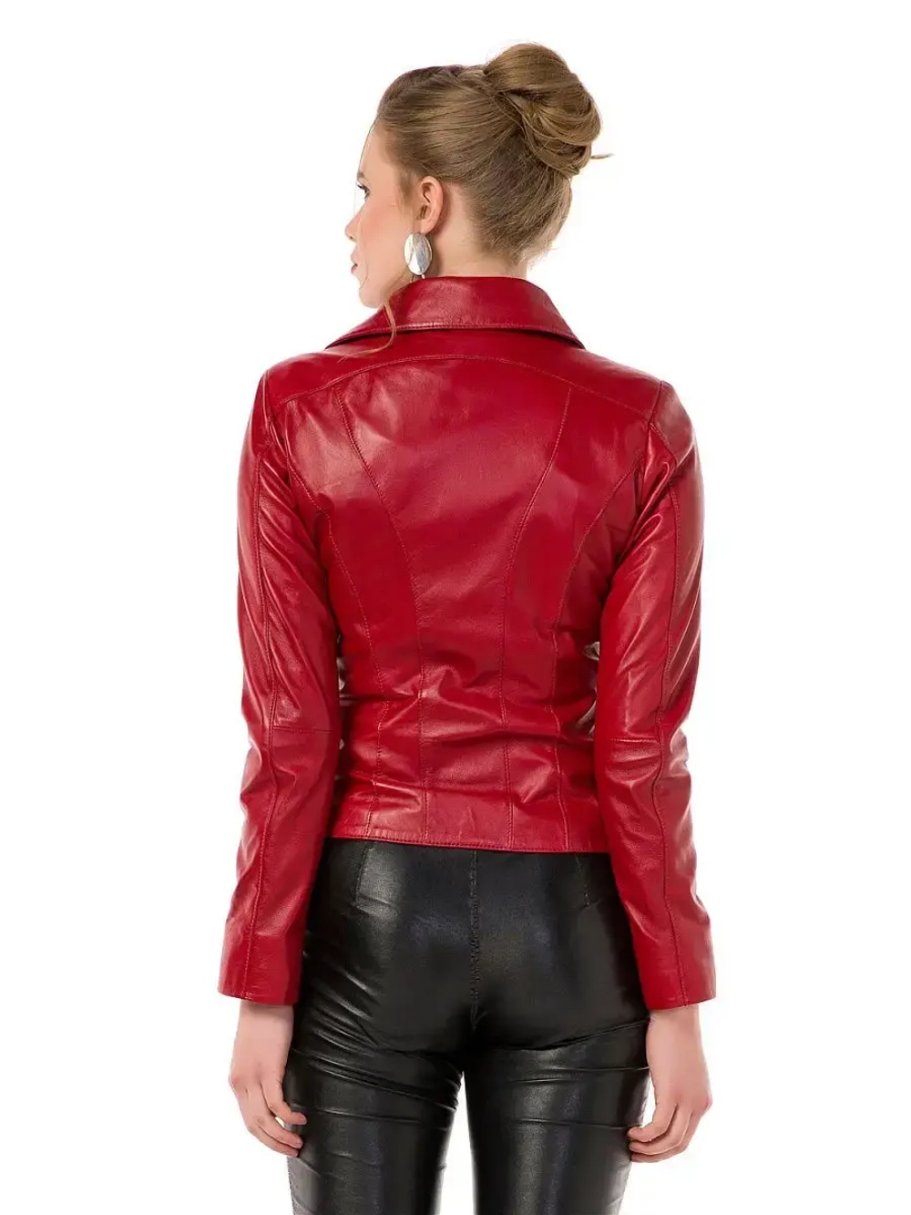 Косуха женская натуральная кожаная