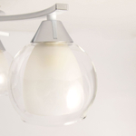 Citilux Кристи CL152130 Люстра потолочная Белая Хром