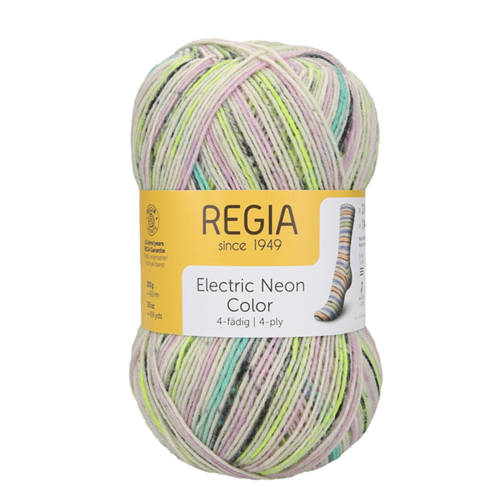 Пряжа для вязания Electric Neon Color (02943) Schachenmayr Regia, 4 нитки (100г/420м).