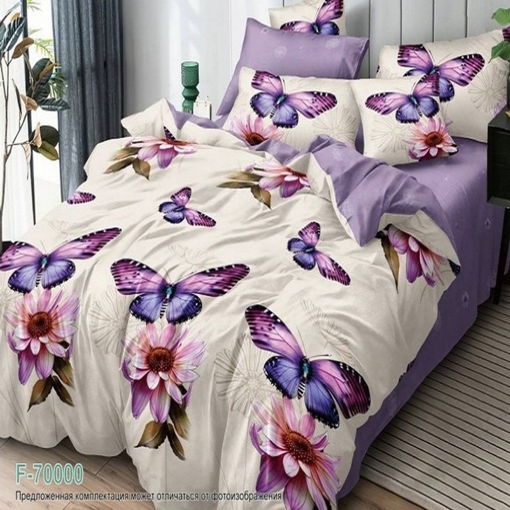 Комплект постельного белья &quot;О. BUTTERFLY&quot;, поплин, 100% хлопок.