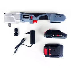 Аккумуляторный угловой гайковерт бесщеточный ProfiPower CNDTW-18B (Li-ion-2шт, 2.0Ач, 440Нм, З/У, в кейсе)