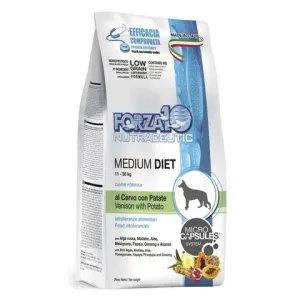 Сухой гипоаллергенный корм Forza 10 Medium Diet Cervo/Patate для собак средних пород с олениной
