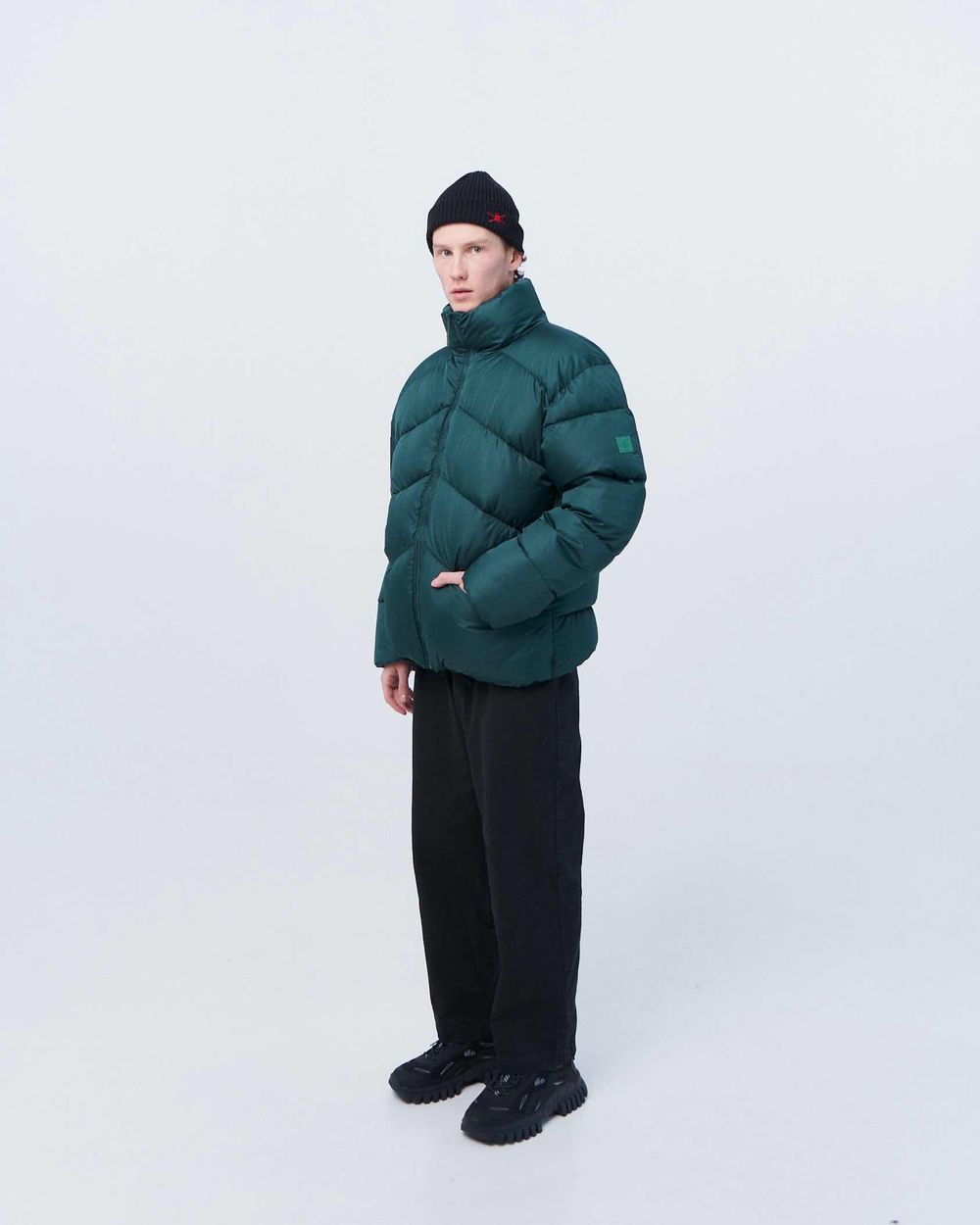 Пуховик МЕЧ FW23 PUFFER Sacramento Зеленая