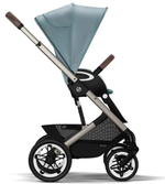 Коляска Cybex Talos S Lux TPE complete Aton S2 Lava Grey Base One 4 в 1 Stormy Blue с дождевиками