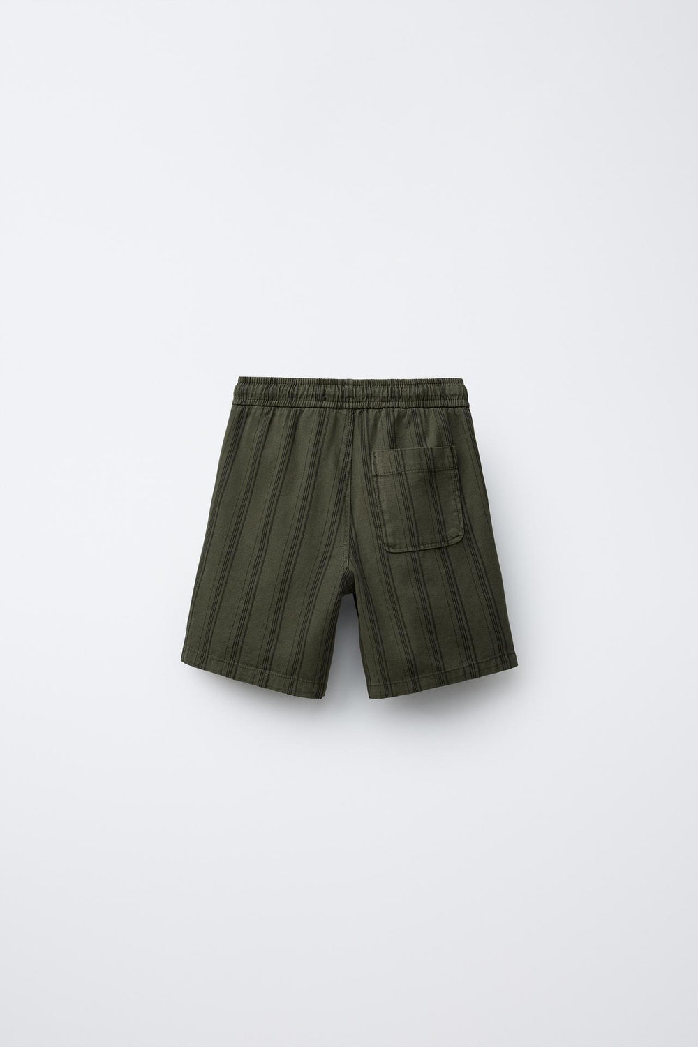 ZARA ШОРТЫ В ПОЛОСКУ, ХАКИ