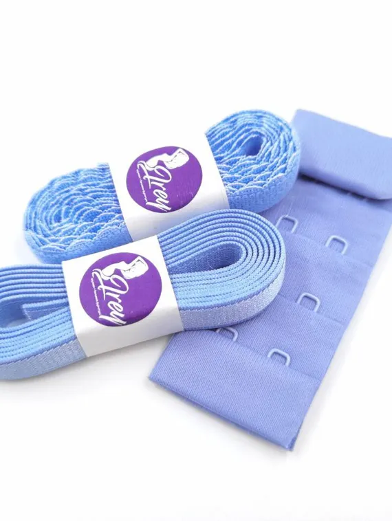 Крючки/петли ST, 33*73 мм, 2*4, голубой