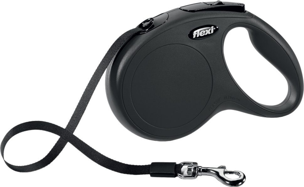 FLEXI NEW CLASSIC Поводок-рулетка L (до 50 кг), 5 м, лента