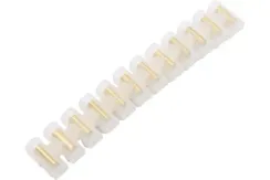 Клемма Navigator 12*20 10А +80°С полиэтилен белая 15895