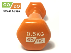 Гантель в виниловой оболочке GO DO