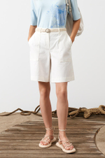 31063 Шорты женские (молочный)