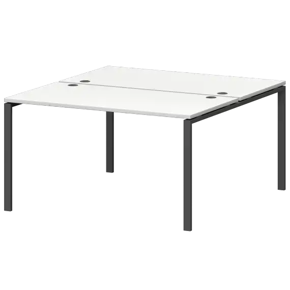 Бенч двойной на металлокаркасе СМС2-П-10К.149.Пр25  1000x1496x750 Смарт