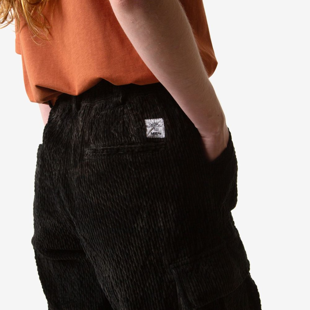Брюки Меч Corduroy Cargo Black Moss темно-зеленые