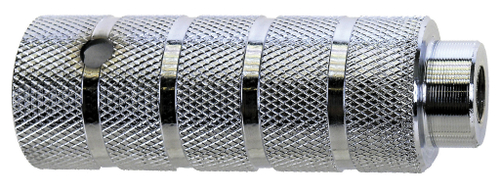 Пеги на ось BMX 38х110 сталь резьба М14х1.0 серебро