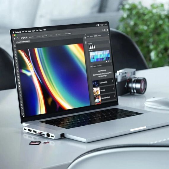 USB-хаб Satechi Pro Hub Mini (ST-UCPHMIS) Silver / Cеребристый