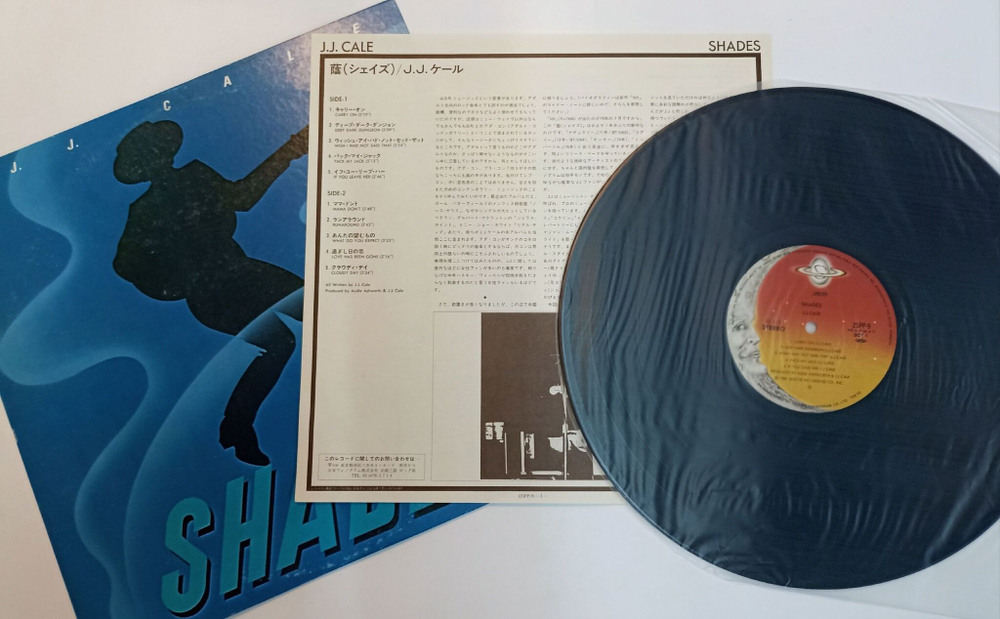 Винтажная виниловая пластинка LP J.J. Cale Shades (Japan 1981) (No Obi)