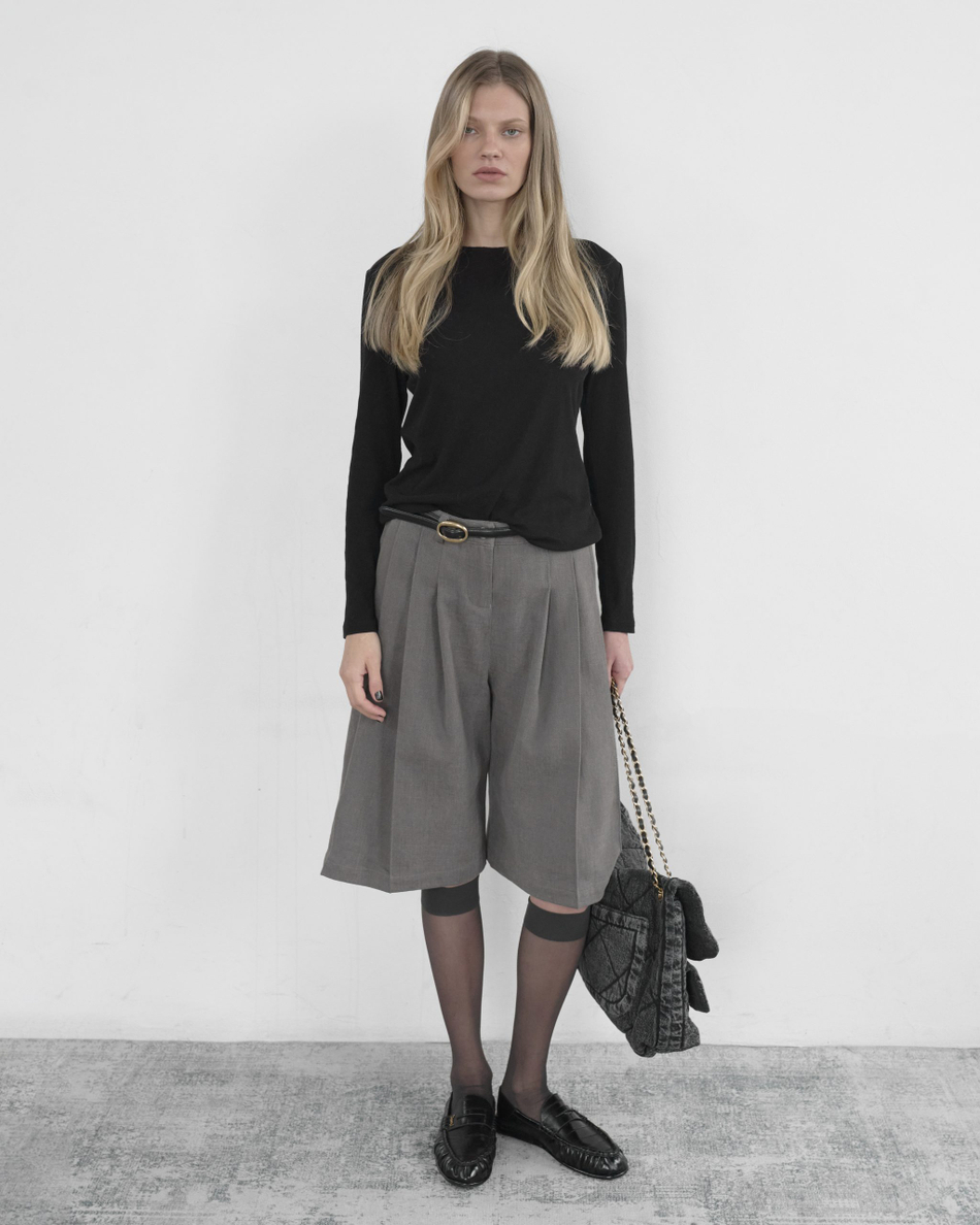 Шорты джинсовые гусарские