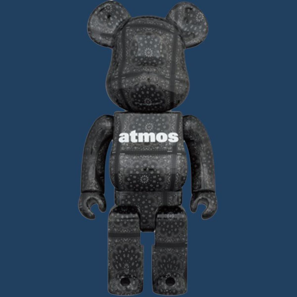 Дизайнерские игрушки BE@RBRICK x atmos BANDANA 100％+400％, BANDANA