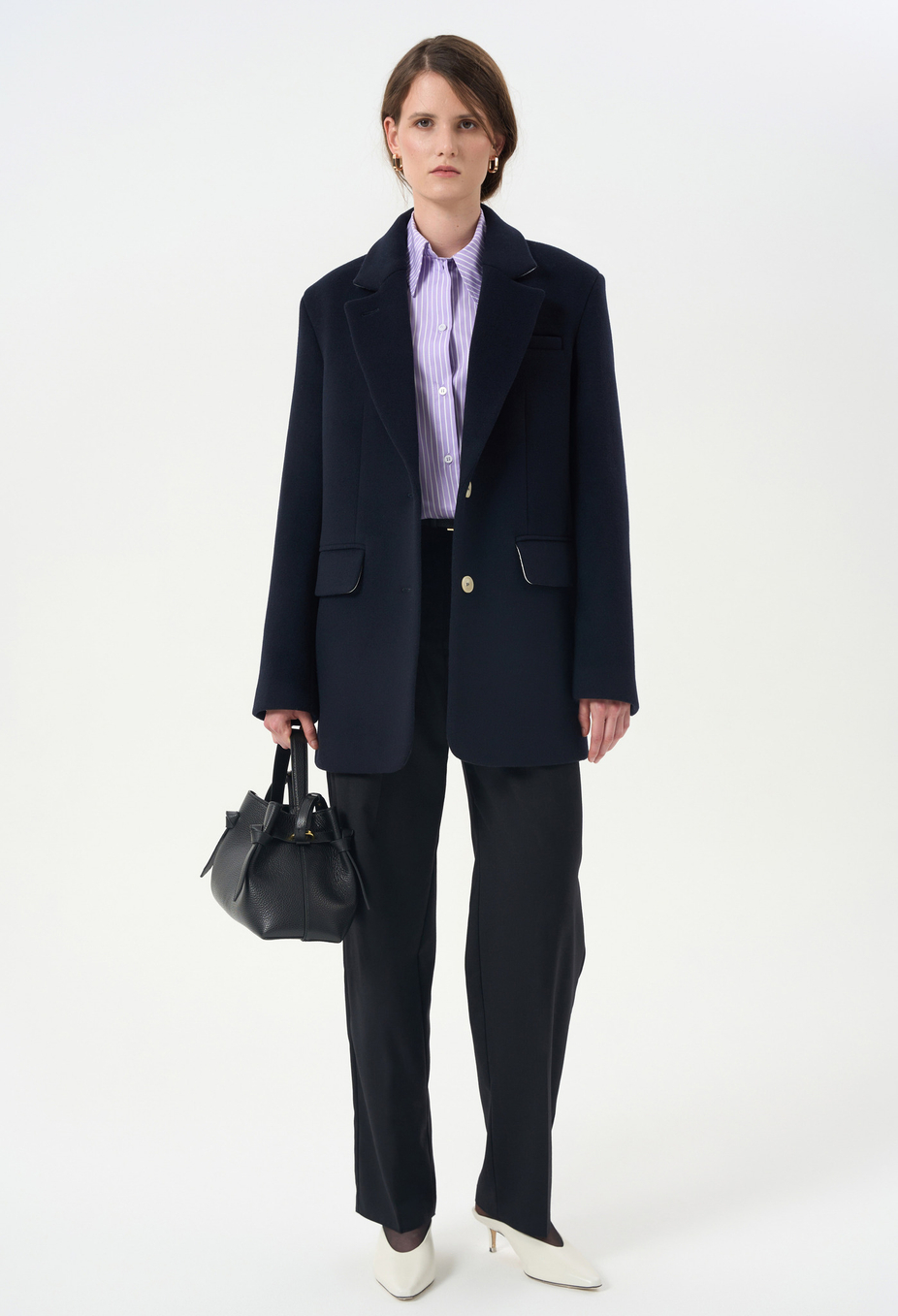 Пальто-пиджак Soho из 100% шерсти, navy