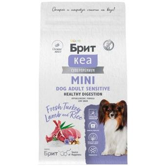 Сухой корм для собак Брит BRIT CARE Mini Adult Sensitive Healthy Digestion с чувствительным пищеварением с индейкой и ягненком 1,5 кг