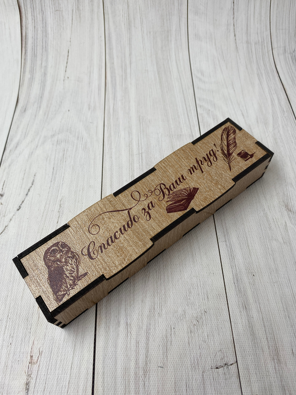 печать на дереве