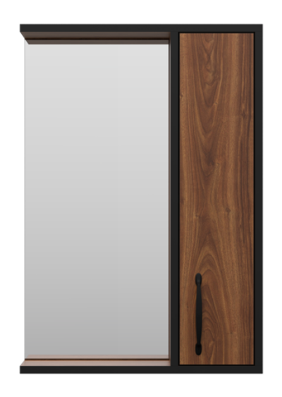 Зеркальный шкаф Misty Кедр 50 правый