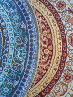 Набор декоративных гобеленовых салфеток Византия (1 шт D 54см+6 шт d 20см)