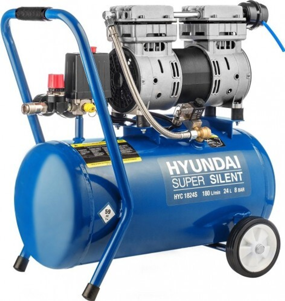 Компрессор поршневой безмасляный HYUNDAI HYC 1824S
