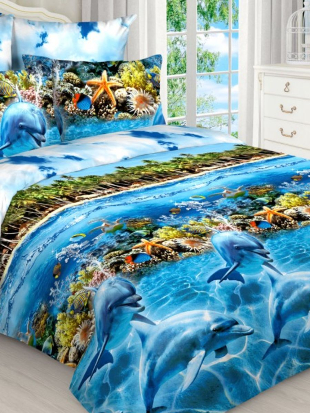 Постельное белье 2 спальное, простыня евро 220х240, бязь, наволочки 70х70 , хлопок 100%