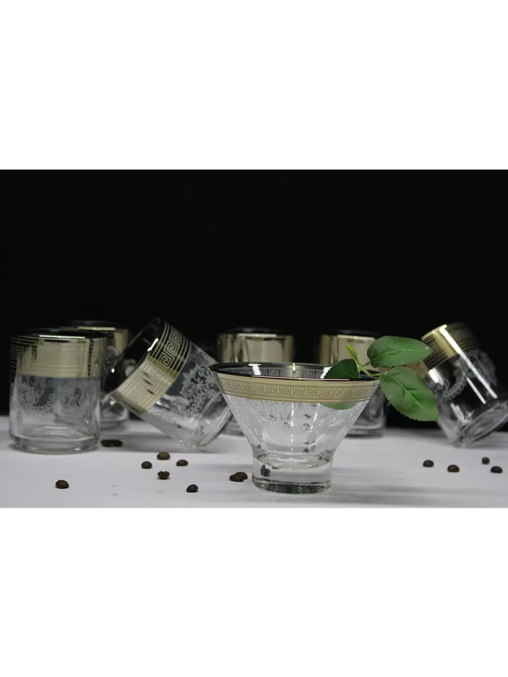 Чайный сервиз с креманкой "Барокко"