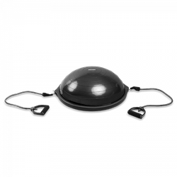 Полусфера гимнастическая надувная черная с эспандерами Hasttings Digger HD22C1A-black