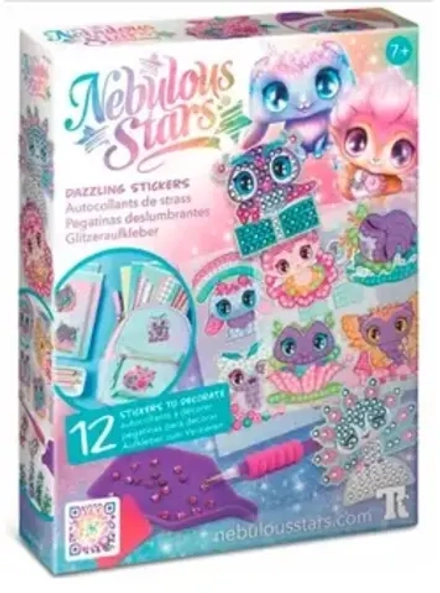 Набор для творчества по созданию сверкающих стикеров и наклеек серии Space, Nebulous Stars.