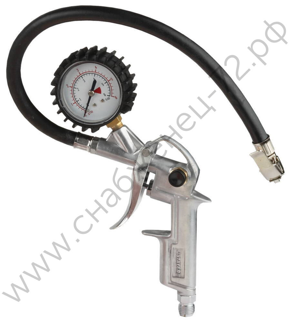 STAYER 15 бар, пистолет для подкачки шин (06482)