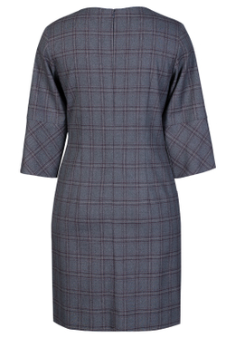 Платье женское 1390Ав, клетка #324Кб051390Ав