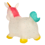 Мяч прыгун Единорог с блестяшками1300 гр, с-30371