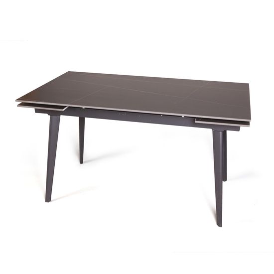 Стол раскладной Buren (140+30+30) керамика черный