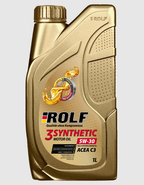 Масло Rolf 3-Synthetic 5W30 SL/CF A3/В4 (1л) синтетика