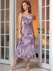 Длинная шелковая сорочка MIA-Amore АВРОРА 3658