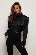 Брюки костюмные стрейч черные