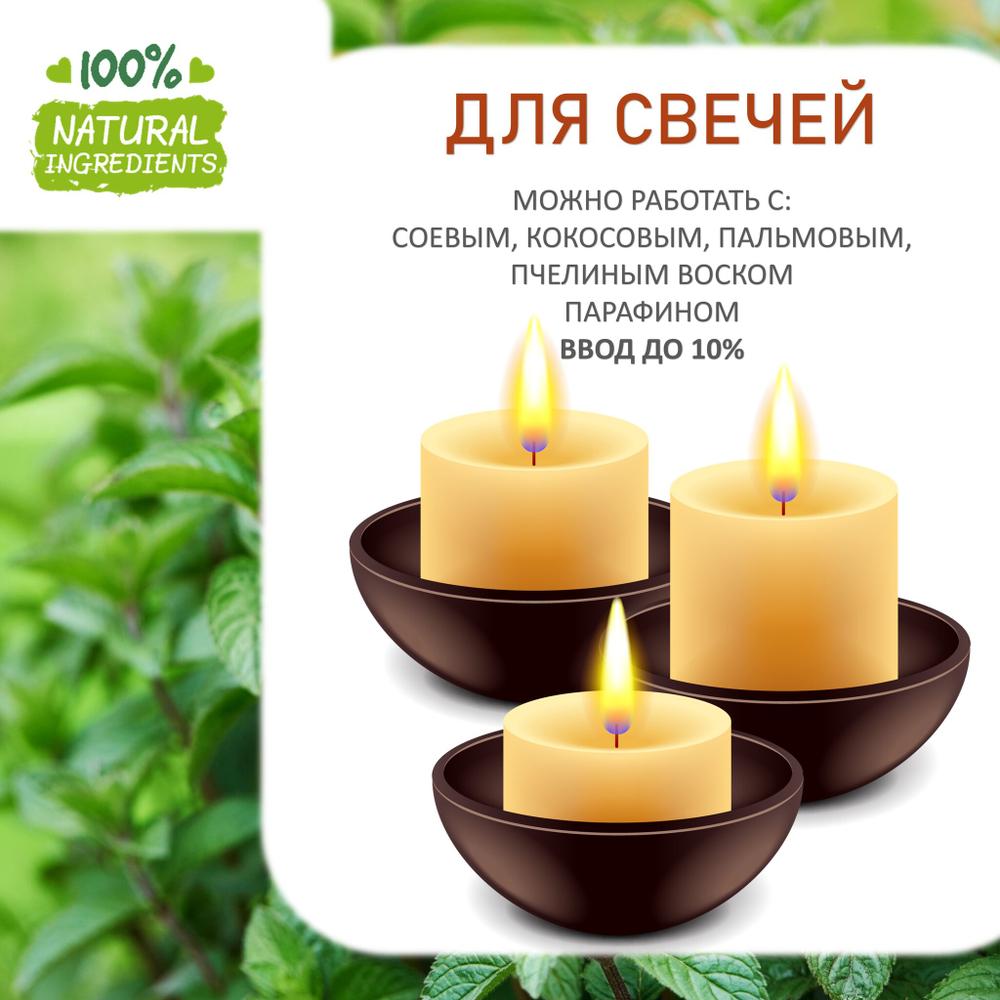 Мята, отдушка для свечей и мыла
