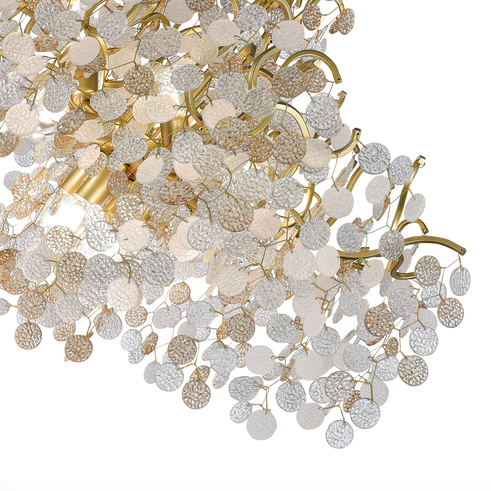 SL1650.303.12 Люстра подвесная ST-Luce Латунь/Прозрачный, Золотой E14 12*60W RAVELLO