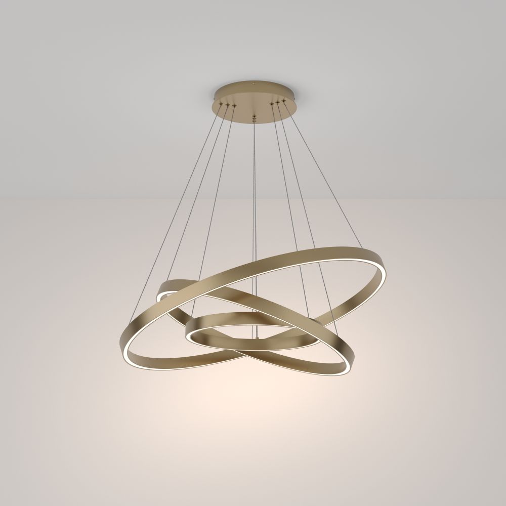 Подвесной светильник светодиодный Maytoni Rim MOD058PL-L100BS4K