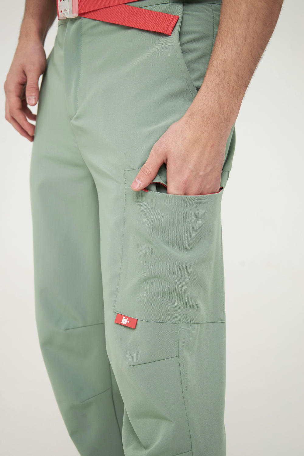 Джоггеры медицинские унисекс Кайтеки, шалфей ОЛД